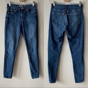 Topshop Moto Sidney 9” Rise Ankle Skinny Jeans